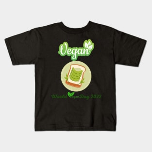 "I'm So fresh" Vegan day 2022 Kids T-Shirt